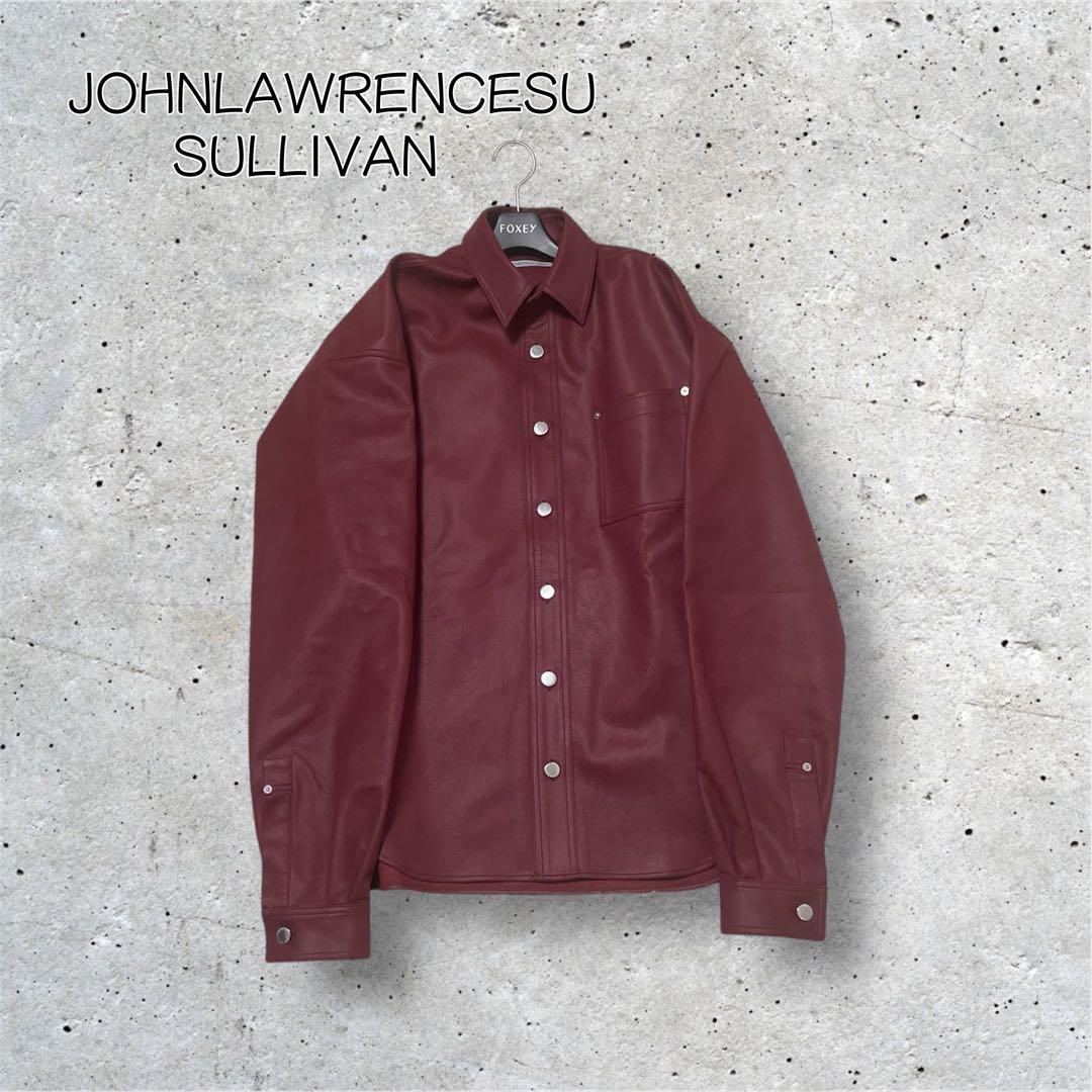 【美品】22AW JOHN LAWRENCE SULLIVAN レザーシャツ