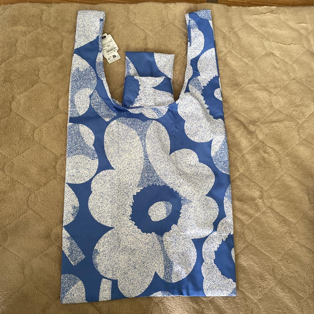 新品marimekkoマリメッコ 花柄エコバッグ スマートバッグ - メルカリ
