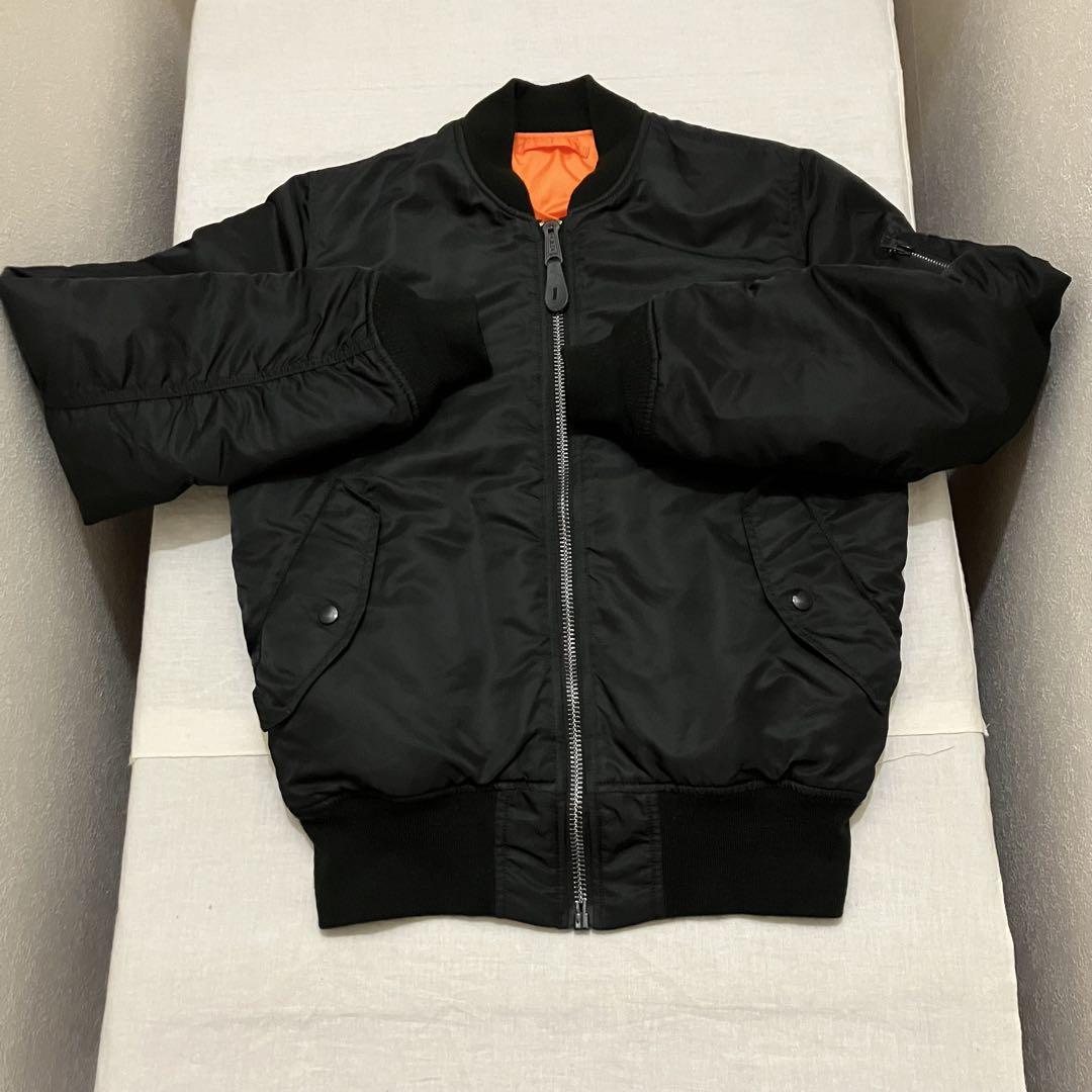 美品 ALPHA INDUSTRIES MA-1 フライトジャケット ブラック