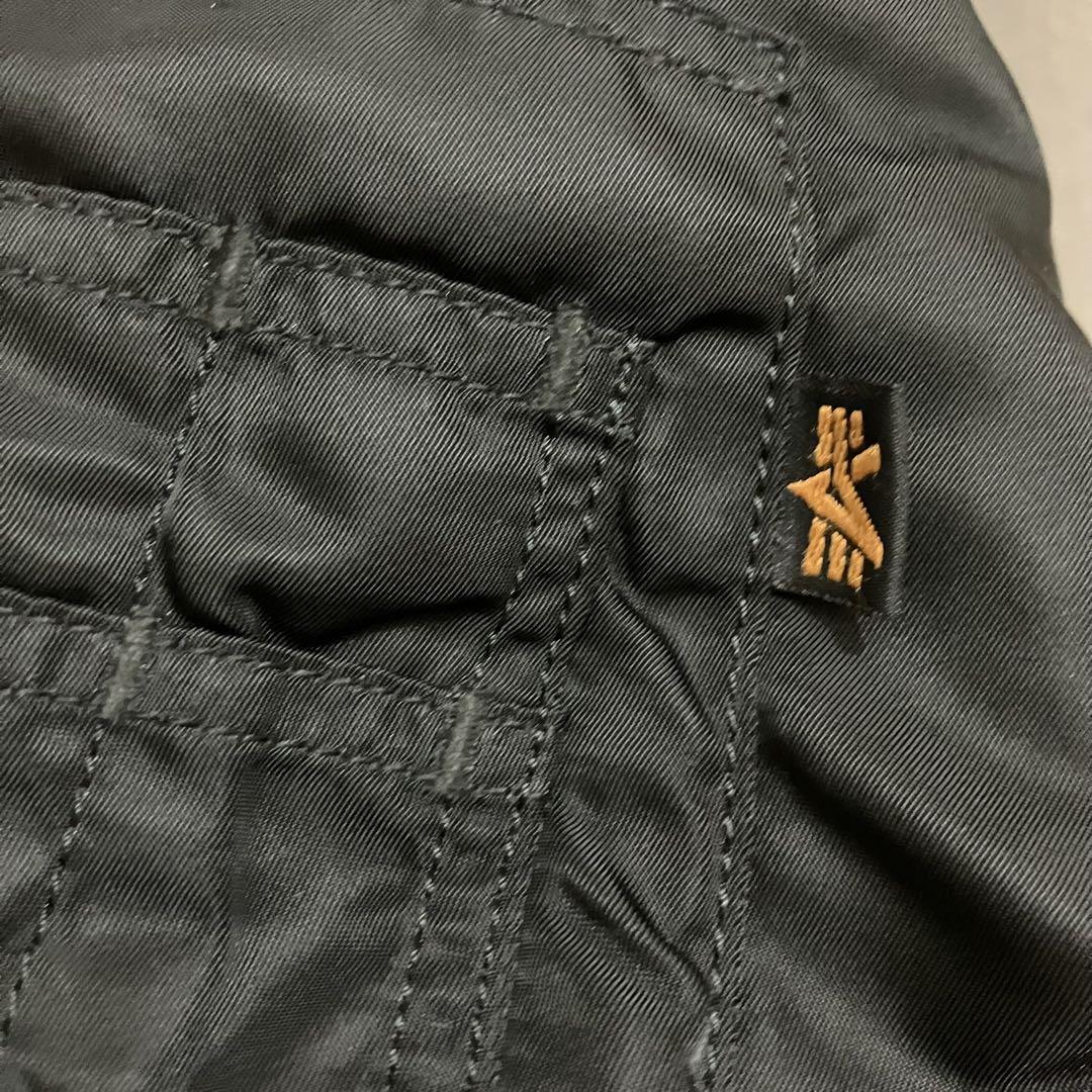 美品 ALPHA INDUSTRIES MA-1 フライトジャケット ブラック