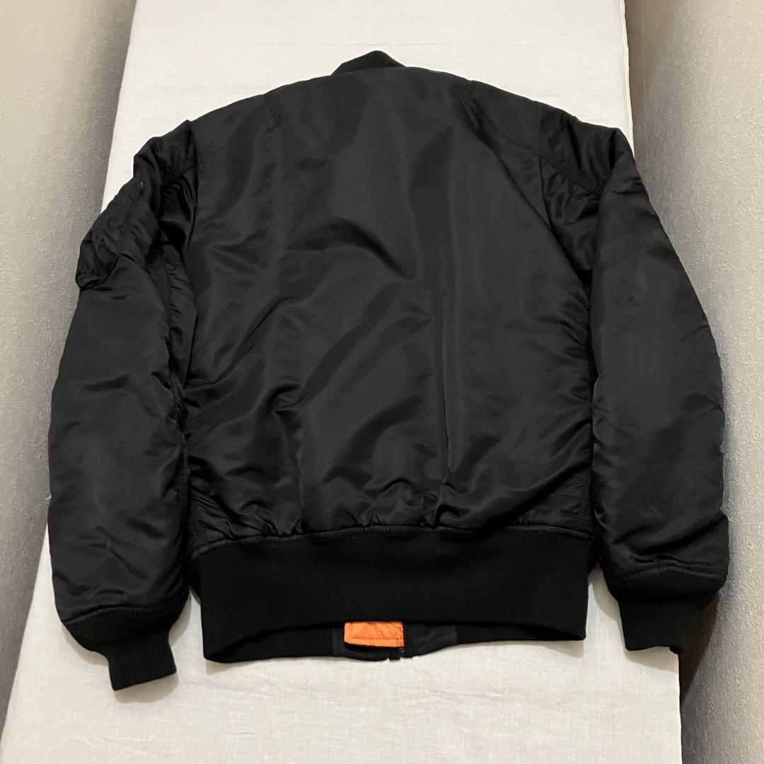 美品 ALPHA INDUSTRIES MA-1 フライトジャケット ブラック