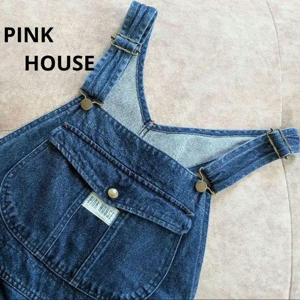 PINK HOUSE  ピンクハウス  デニム  ストレッチ  オーバーオール PINK HOUSE デニム オーバーオール サロペット ピンクハウス