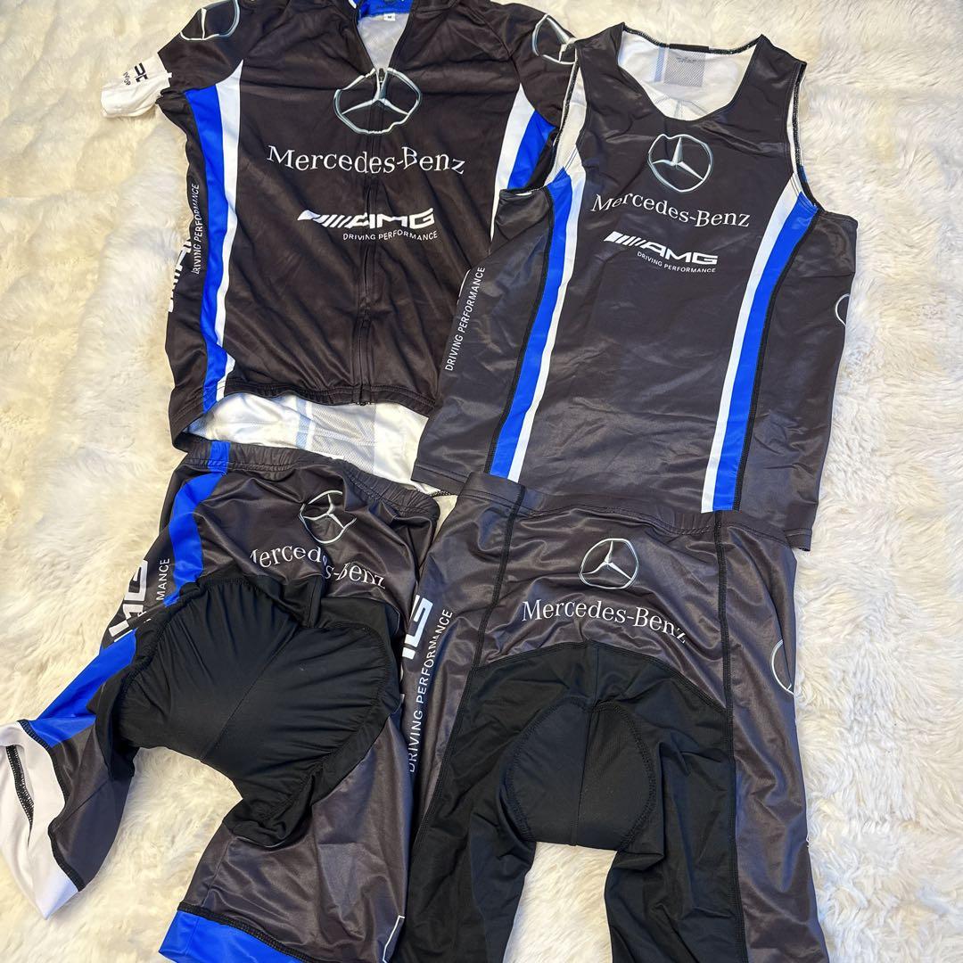 【未使用】メルセデスベンツ サンボルト オリジナルバイクジャージ トライウェア 未使用】メルセデスベンツ サンボルト オリジナルバイクジャージ
