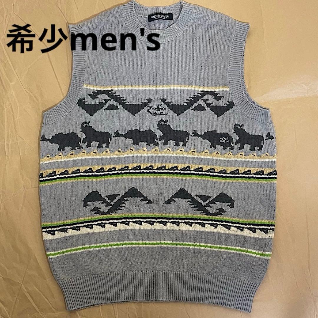 美品　90s undercover エレファント　ニットベスト　象　ジョニオ着用