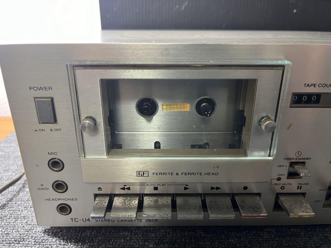 昭和物　SONY ソニー カセットデッキ TC-U4 動作 美品 昭和物 SONY ソニー カセットデッキ TC-U4 動作 美品 Yahoo