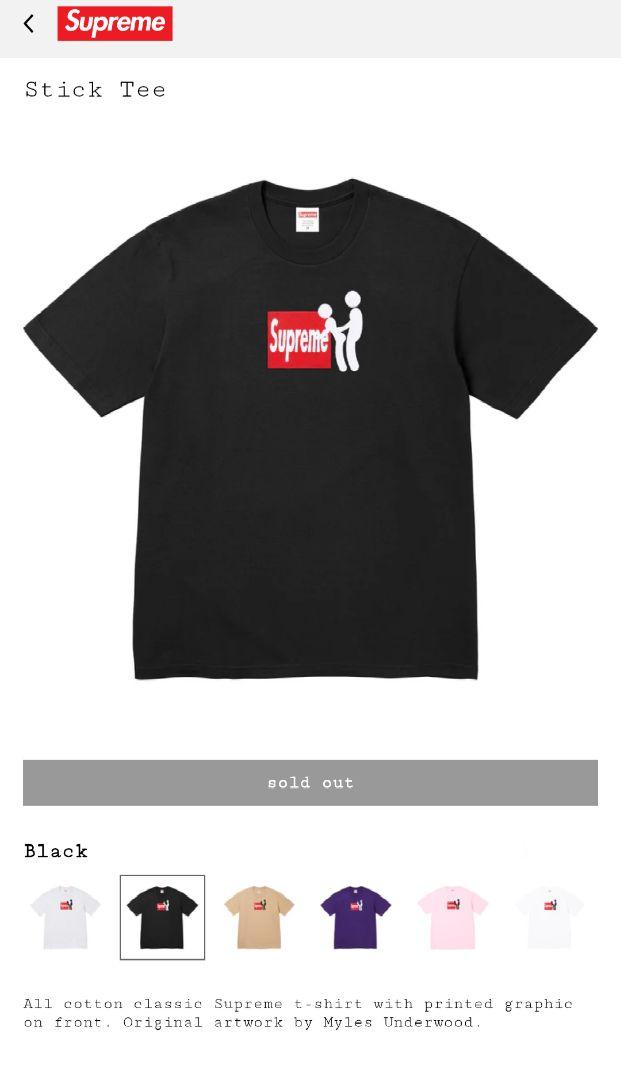 トップス Supreme stick tee Supreme Stick Tee – PIECES
