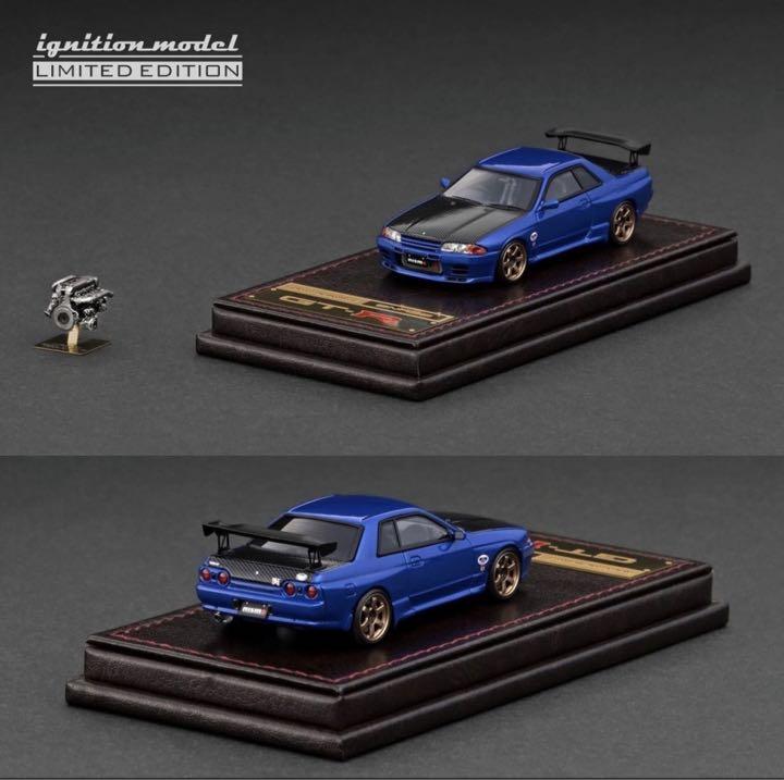 イグニッションモデルNismo R32 GT-R S-tune 青　専用 IG0144 1/18 Nismo R32 GT-R S-tune Gun Gray Metallic | LINE