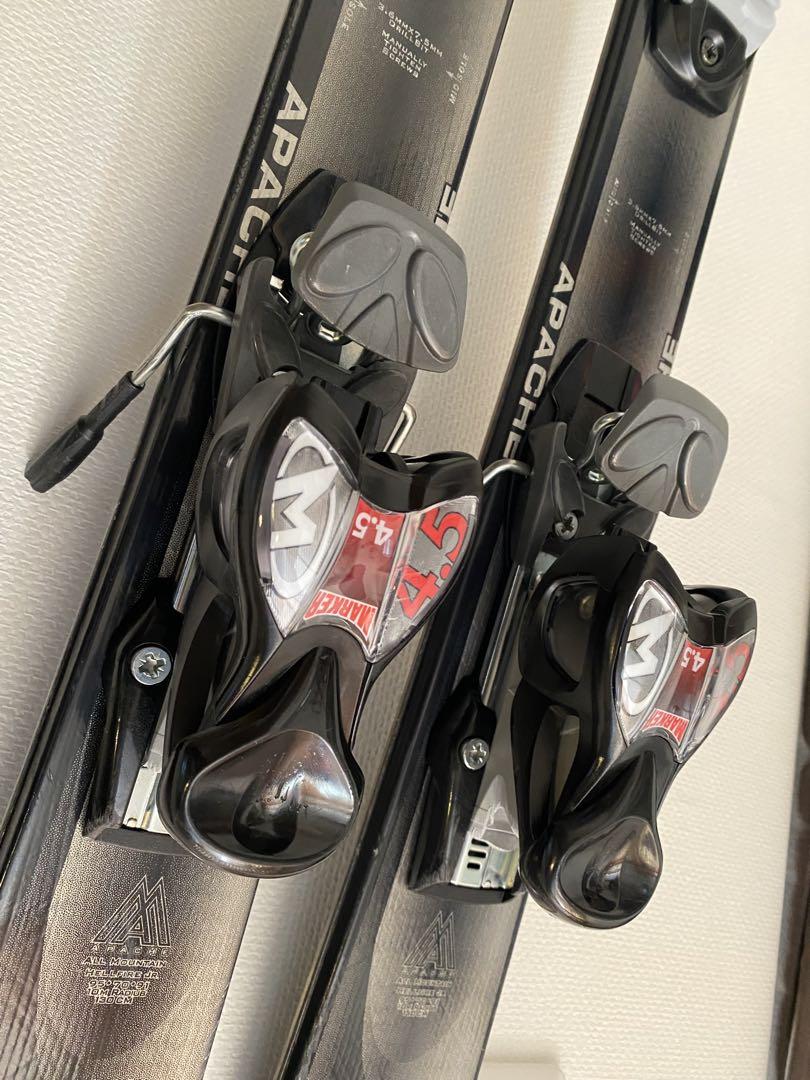 K2 Apache HELLFIRE jrスキー板/126cm・ポールセット
