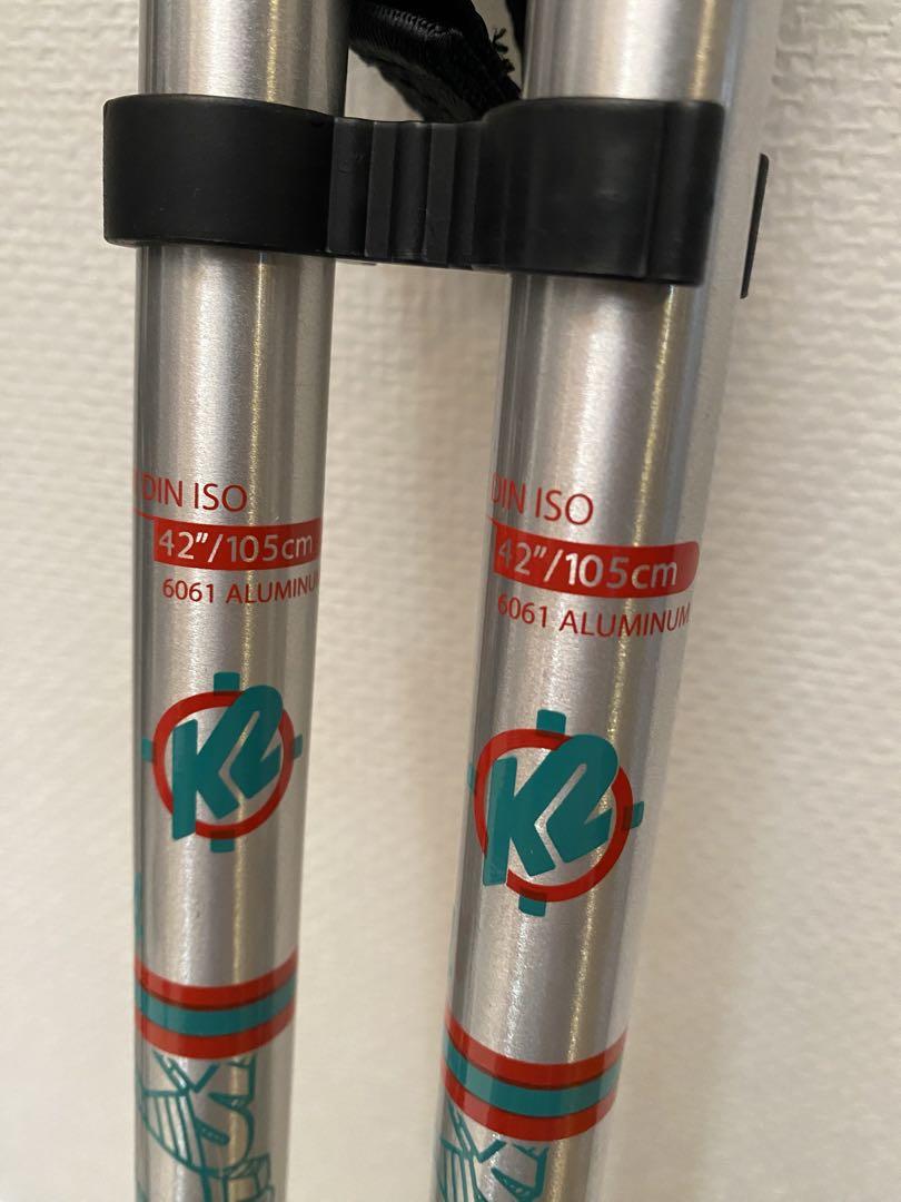 K2 Apache HELLFIRE jrスキー板/126cm・ポールセット