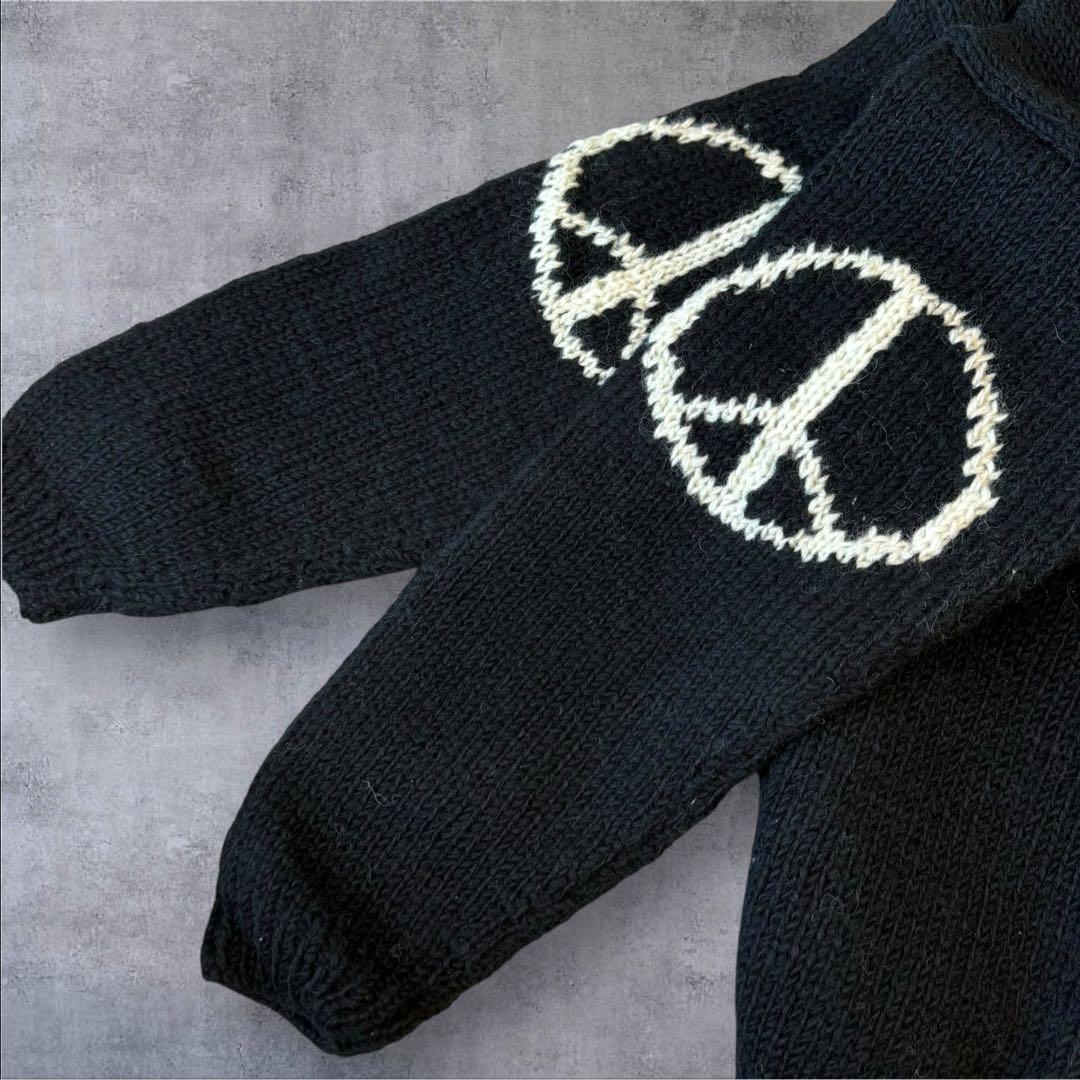 Macmahon knitting millsマクマホン ピースマーク ニット