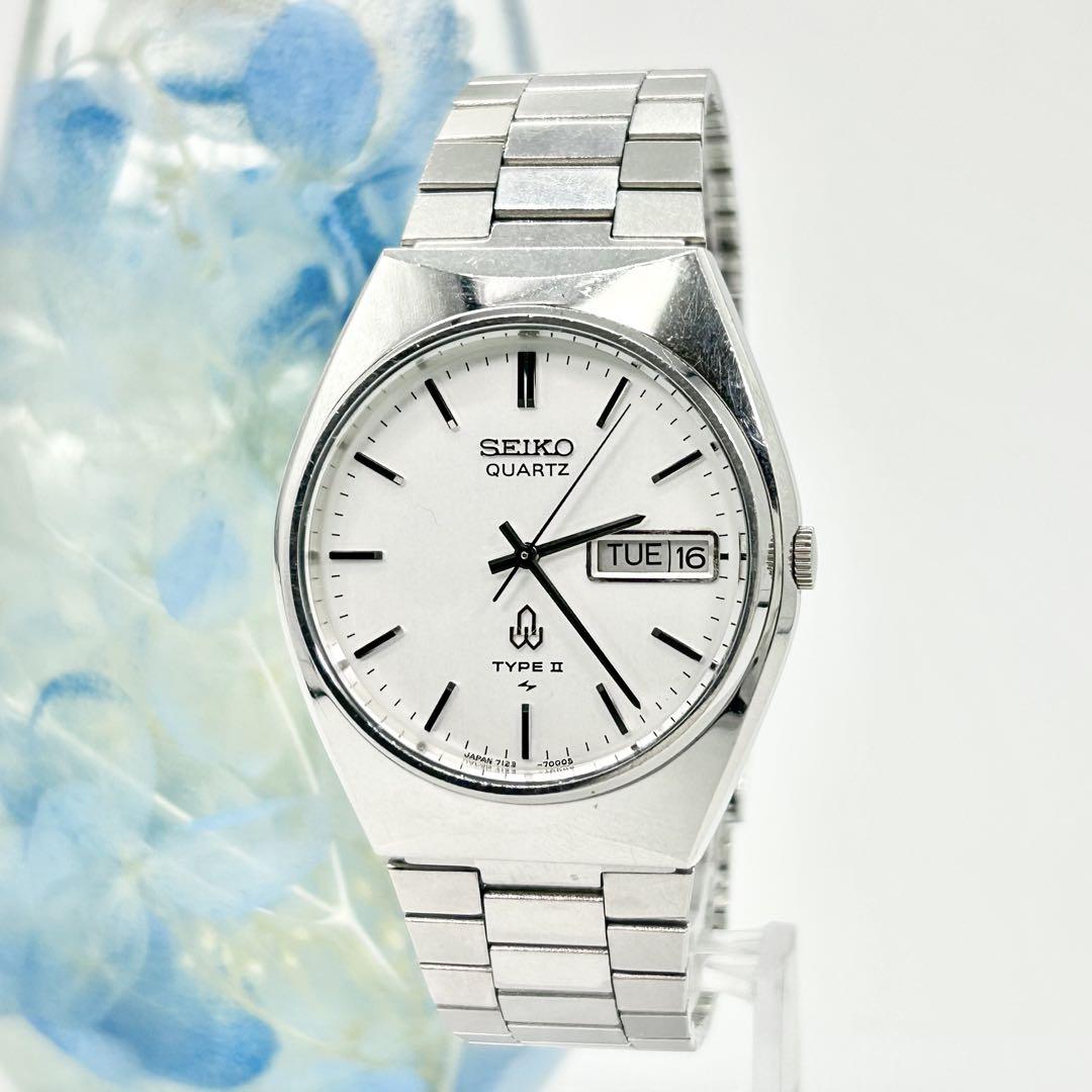 SEIKO セイコー TYPE II ヴィンテージ クォーツ 腕時計