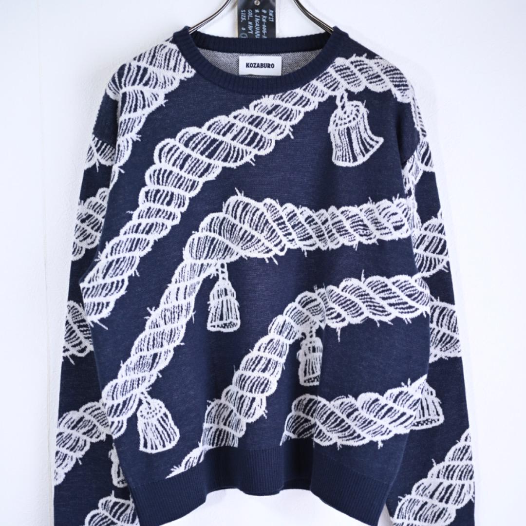 美品 AW19 KOZABURO JACQOUARD SWEATER