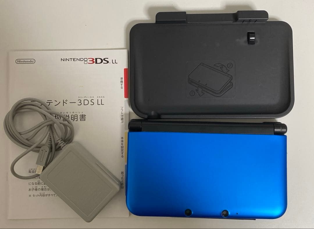 動作確認済み　ニンテンドー3DS LL 青