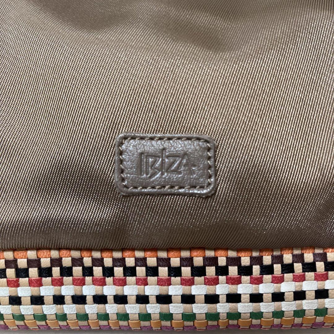☆未使用級☆ IBIZA イビザ 2way ショルダーバッグ ナイロン レザー