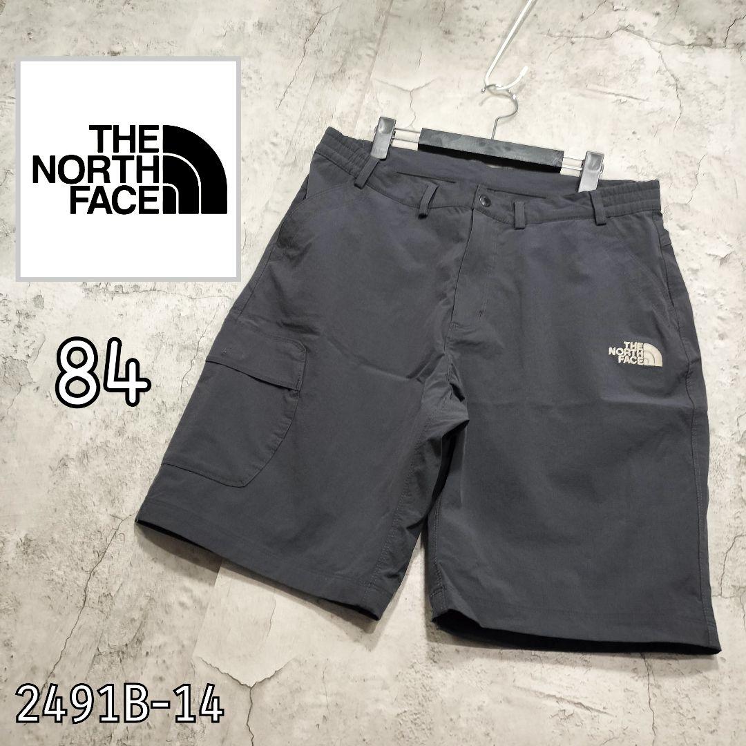 ✪【人気】ノースフェイス　ストレッチ　ハーフパンツ　ショーツ　84 グレー