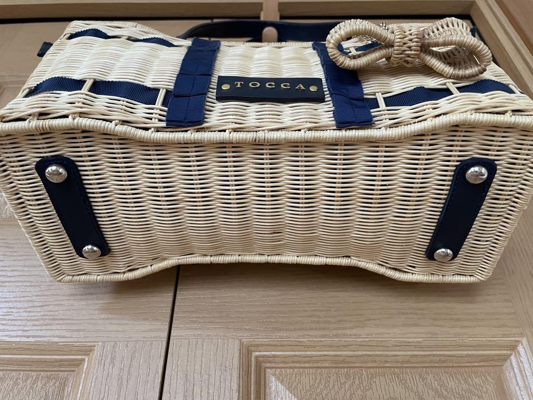 超美品⭐️トッカカゴバッグリボン
