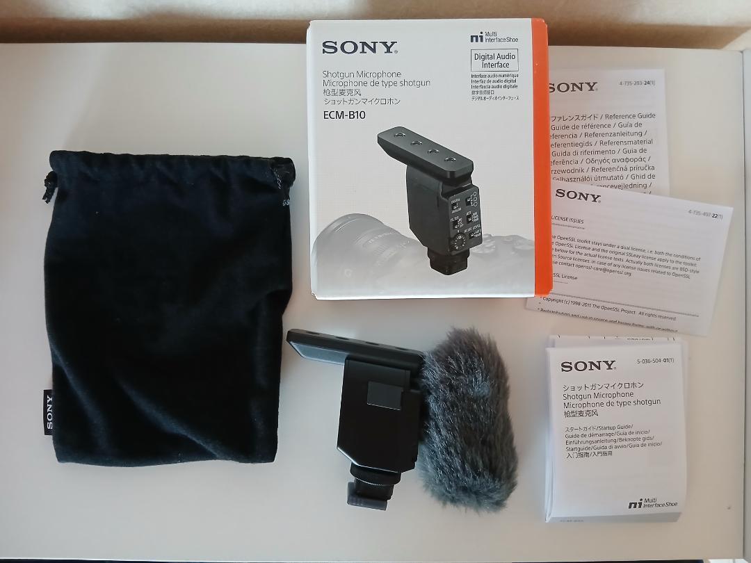 SONY ECM-B10 マイク 付属品あり
