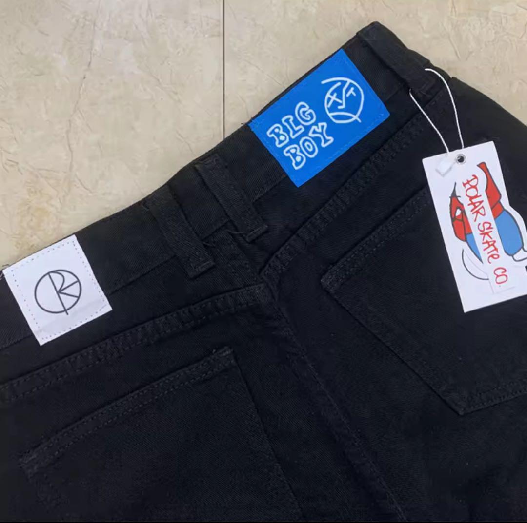 polar skate BIG BOY 黒デニム