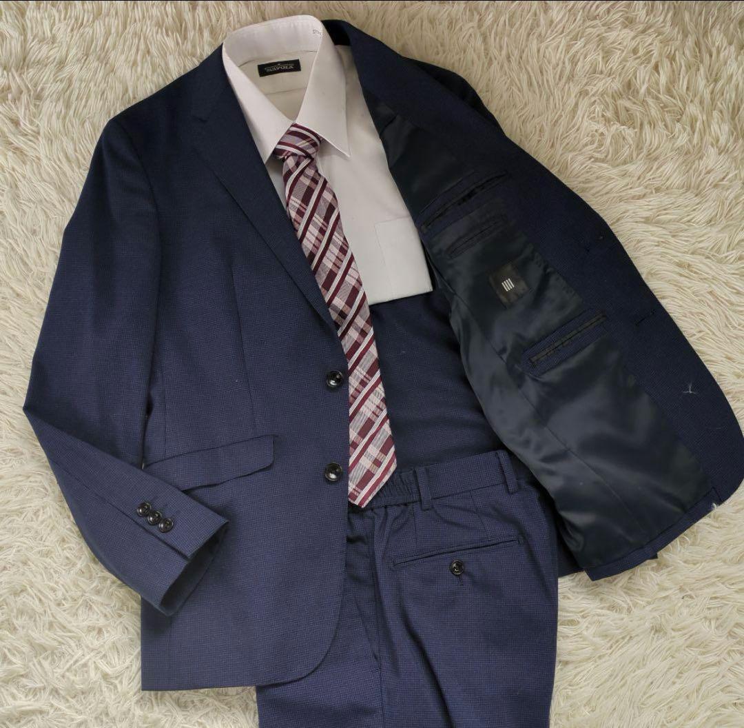 スーツセレクトセットアップ　スーツ　ビジネス　紺色/ネイビー