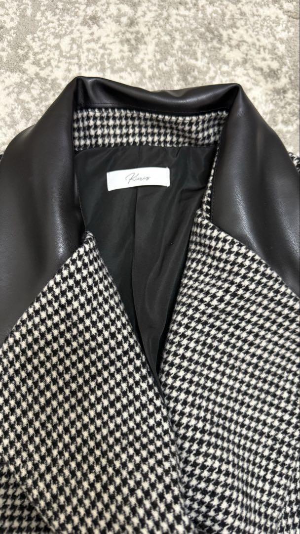 新品 Kiiris Houndstooth Coat ブラック 完売品