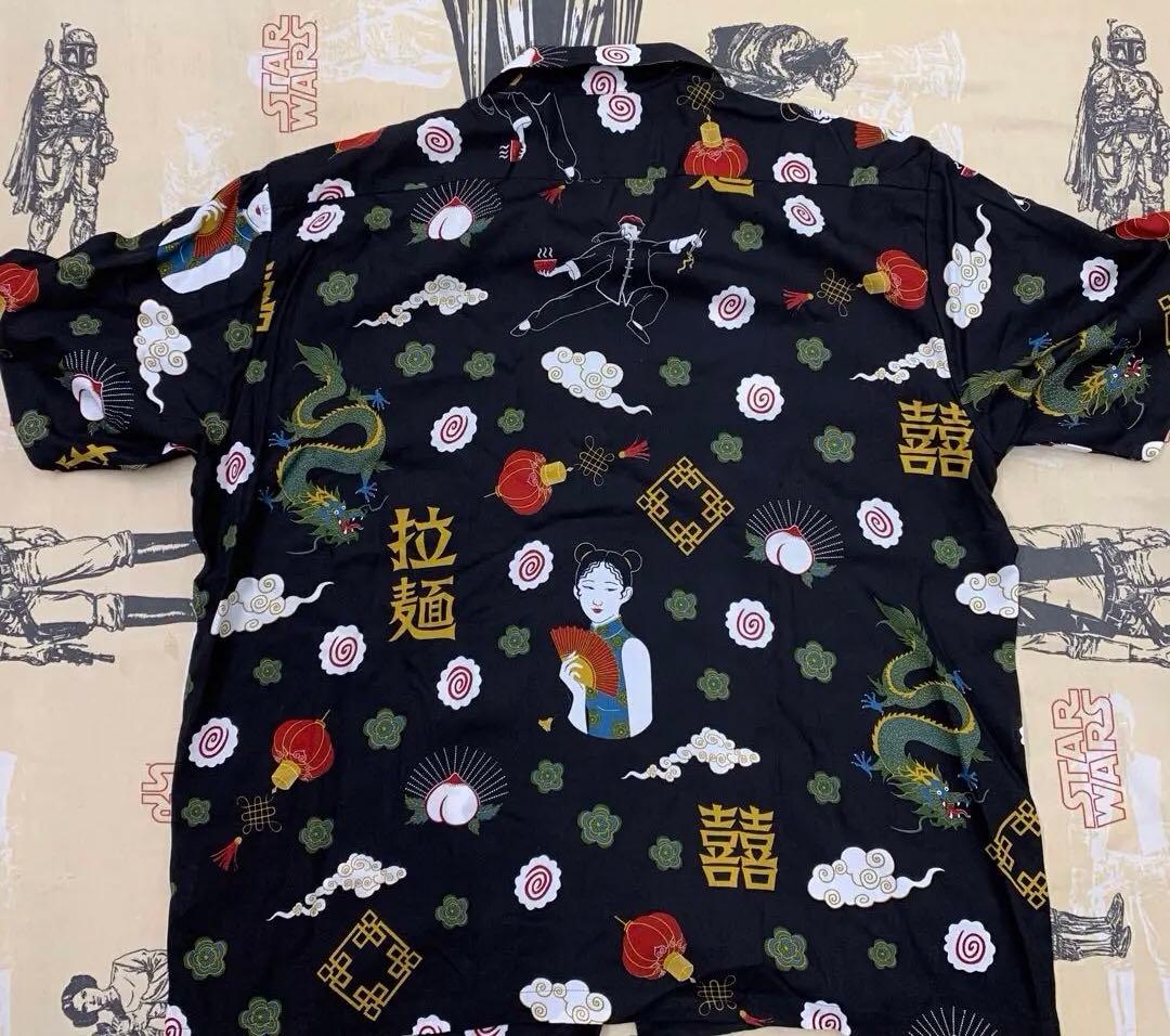 Eanbe いあんべ 拉麺 アロハシャツ ハワイアンシャツ