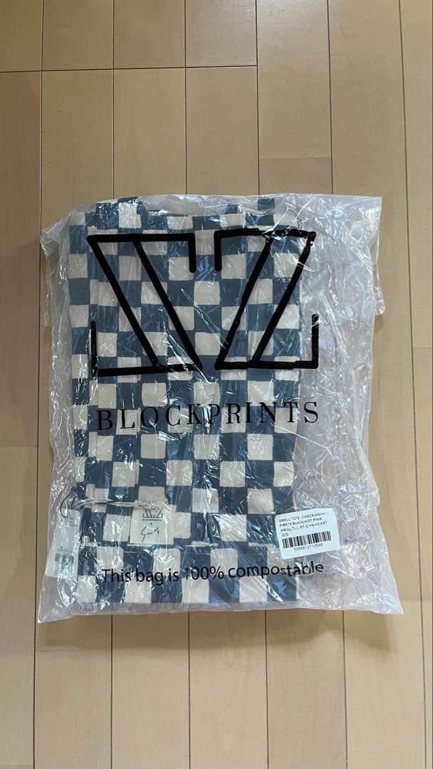 sorm'86✖️SZ BLOCKPRINTS チェッカートートバッグ sorm'86✖️SZ BLOCKPRINTS チェッカートートバッグ