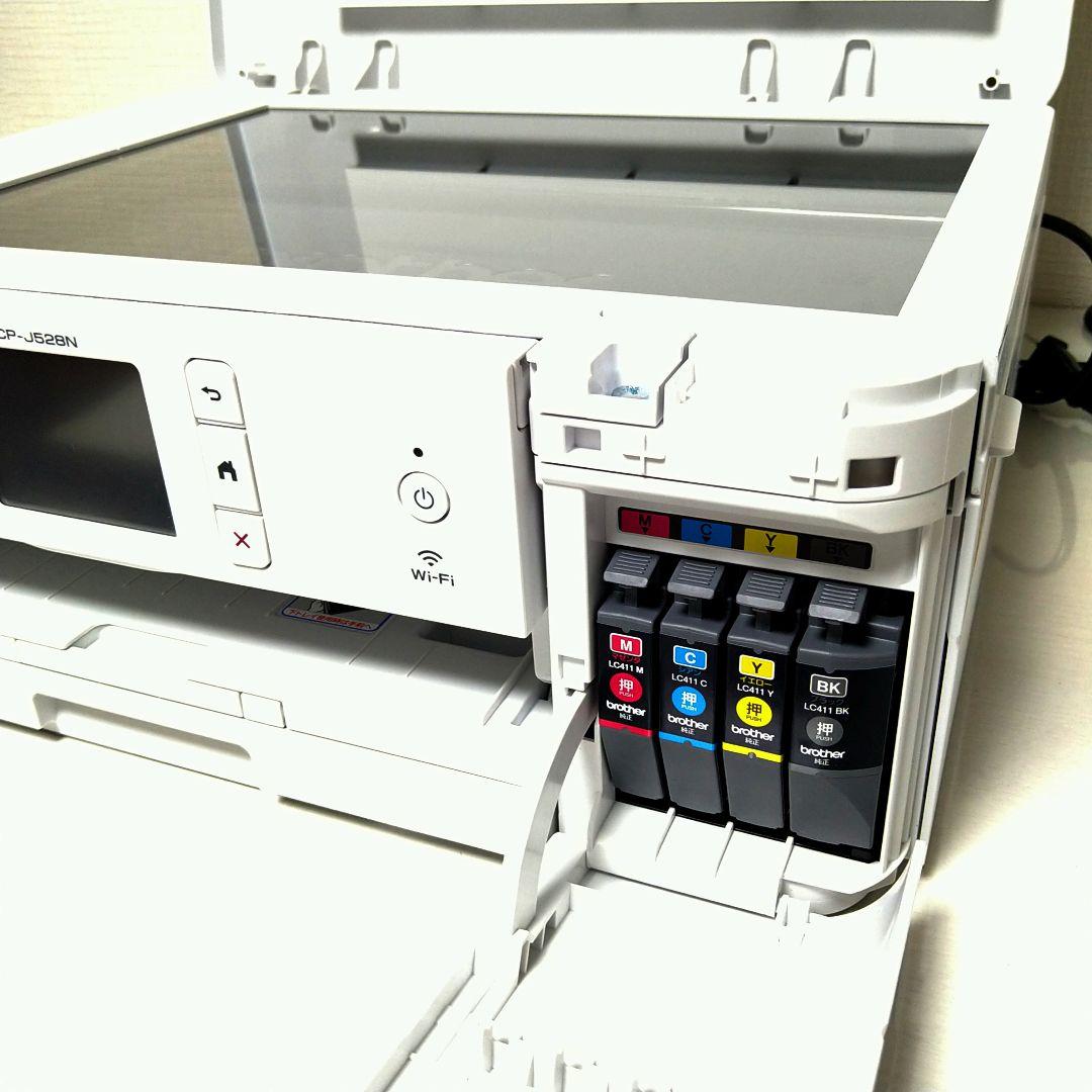 ブラザー カラープリンター インクジェット複合機 DCP-J528N　インク付き