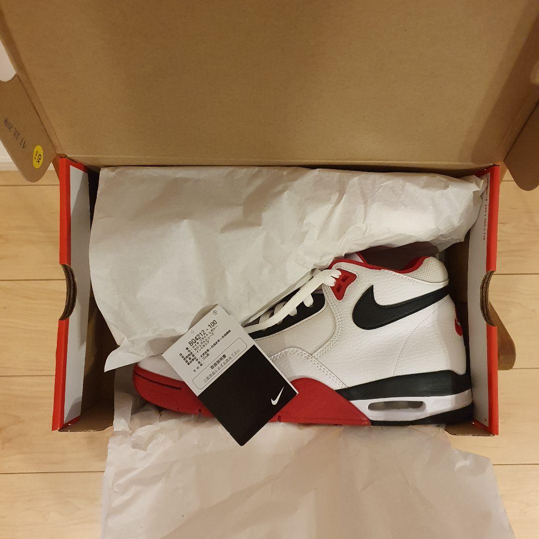 Nike Flight Legacy White/University Red - メルカリ