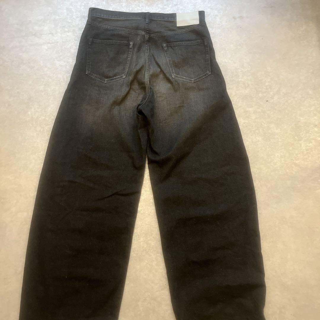 パンツ DEFORMATION WIDE DENIM JEANS BLACK L