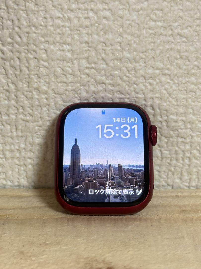 Apple watch series 7 41mm GPSモデル RED 美品