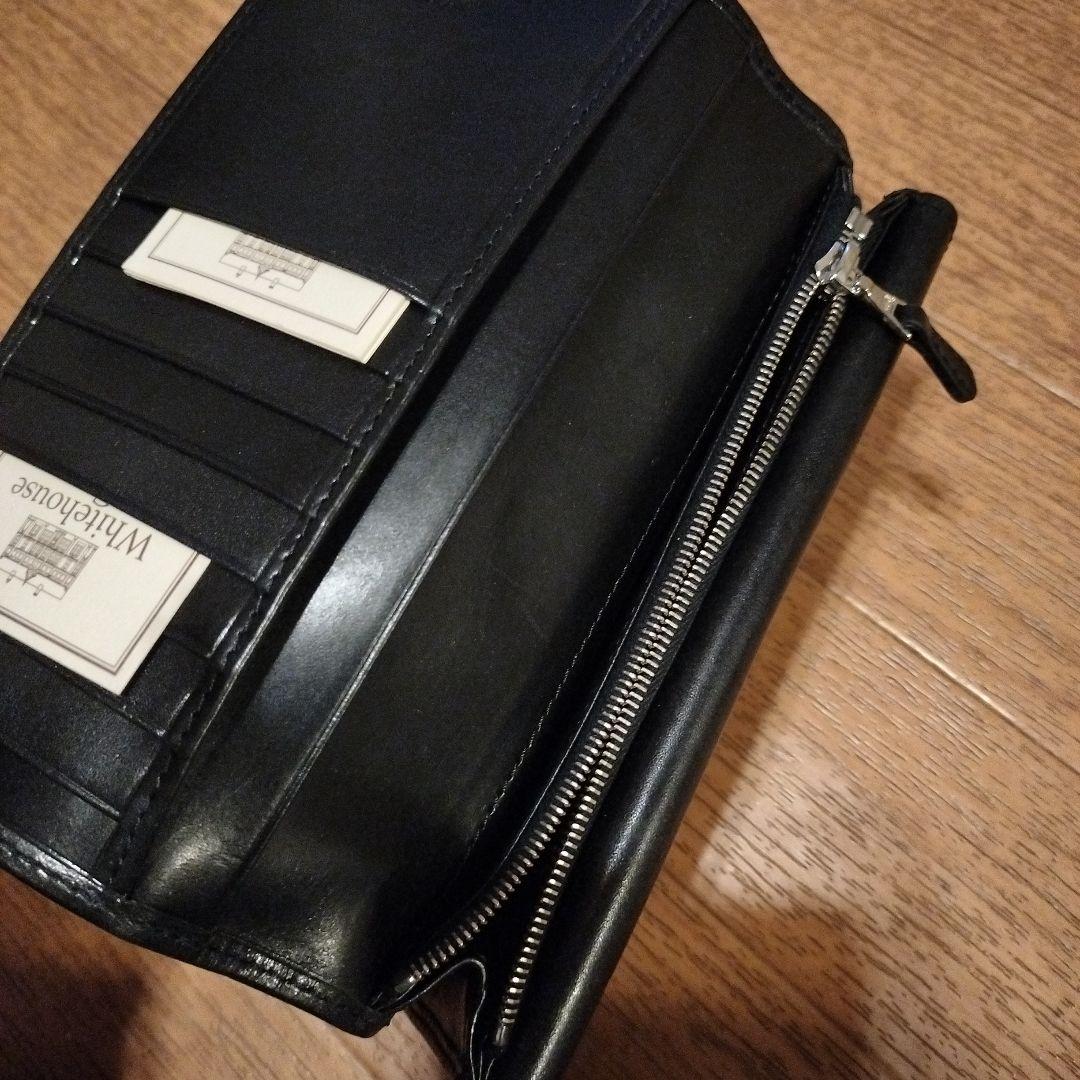 新品、箱無し】 ホワイトハウスコックス 長財布 ES1814 ブラック