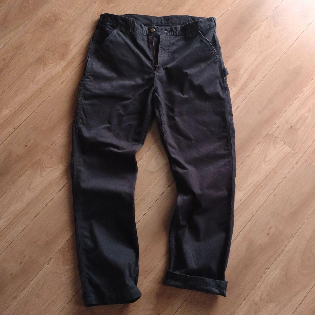 Carhartt ペインターパンツ/ヘビーウェイト/黒/古着/実寸W38L33