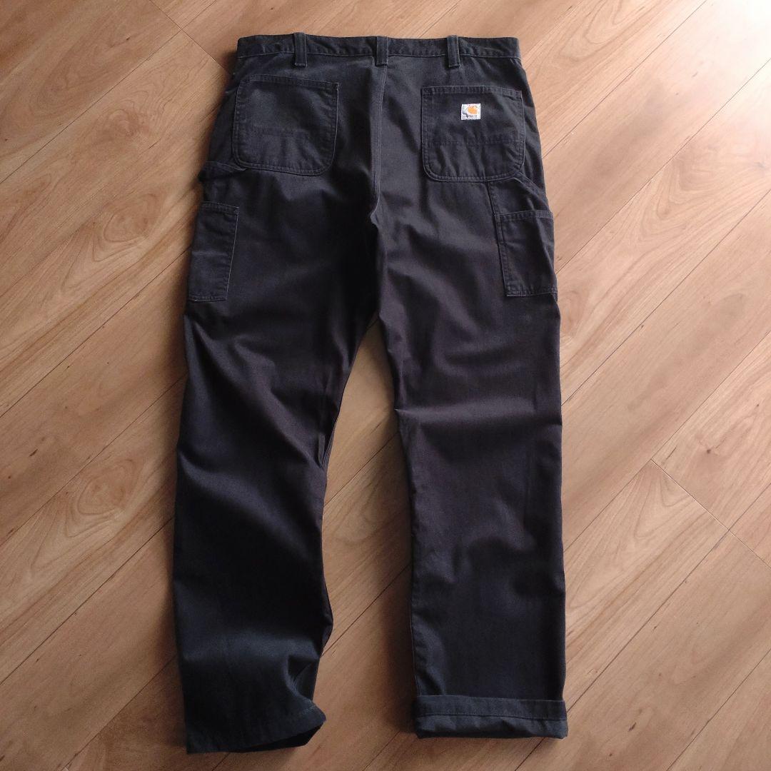 Carhartt ペインターパンツ/ヘビーウェイト/黒/古着/実寸W38L33