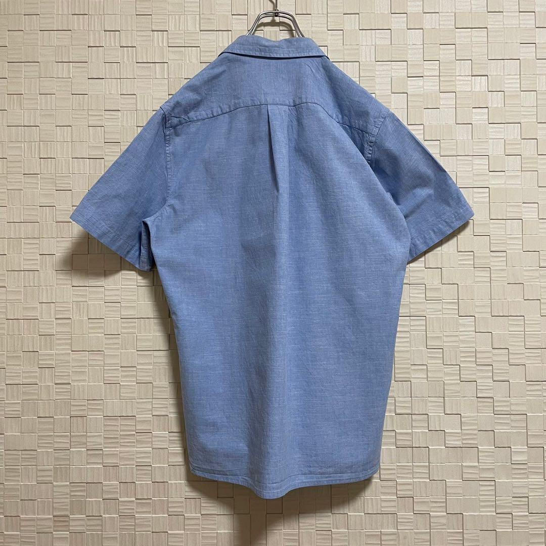 ブルックスブラザーズ レッドフリース 半袖シャツ サックス