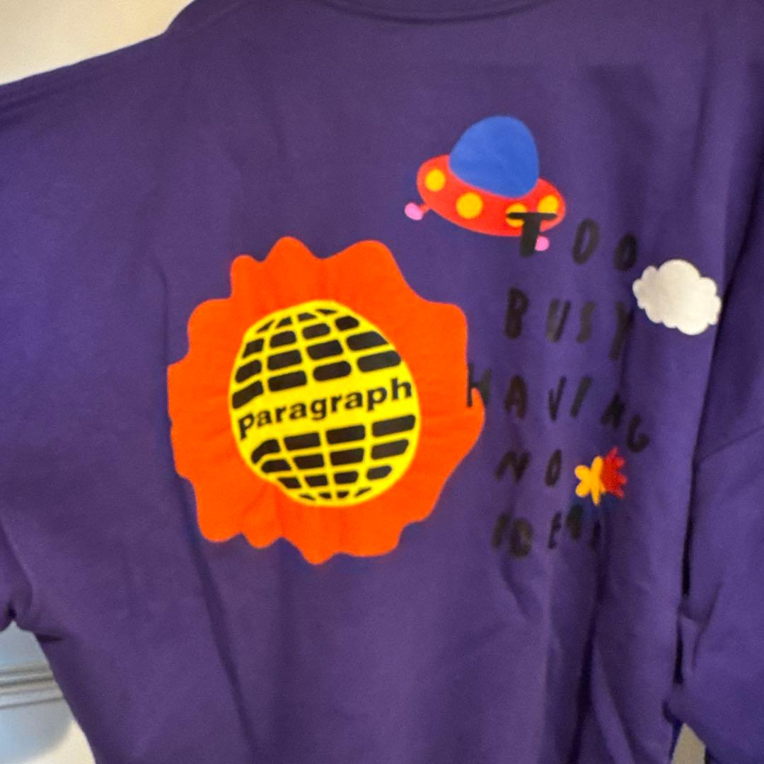 ビンテージ 紫色 グラフィック トレーナー