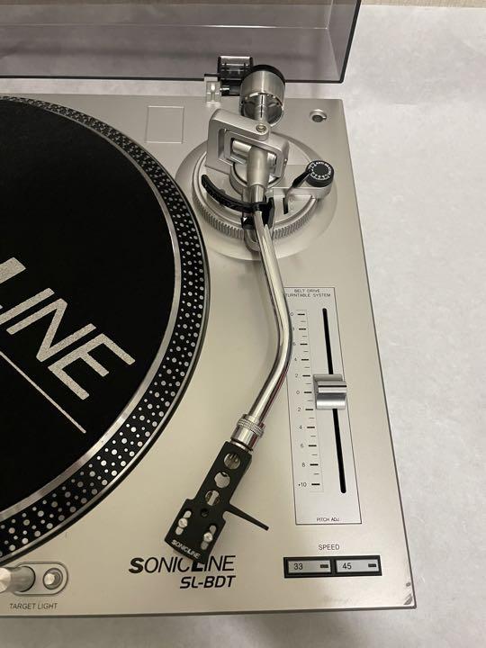 簡易動作確認】SONICLINE ターンテーブル SL-BDT カートリッジ付