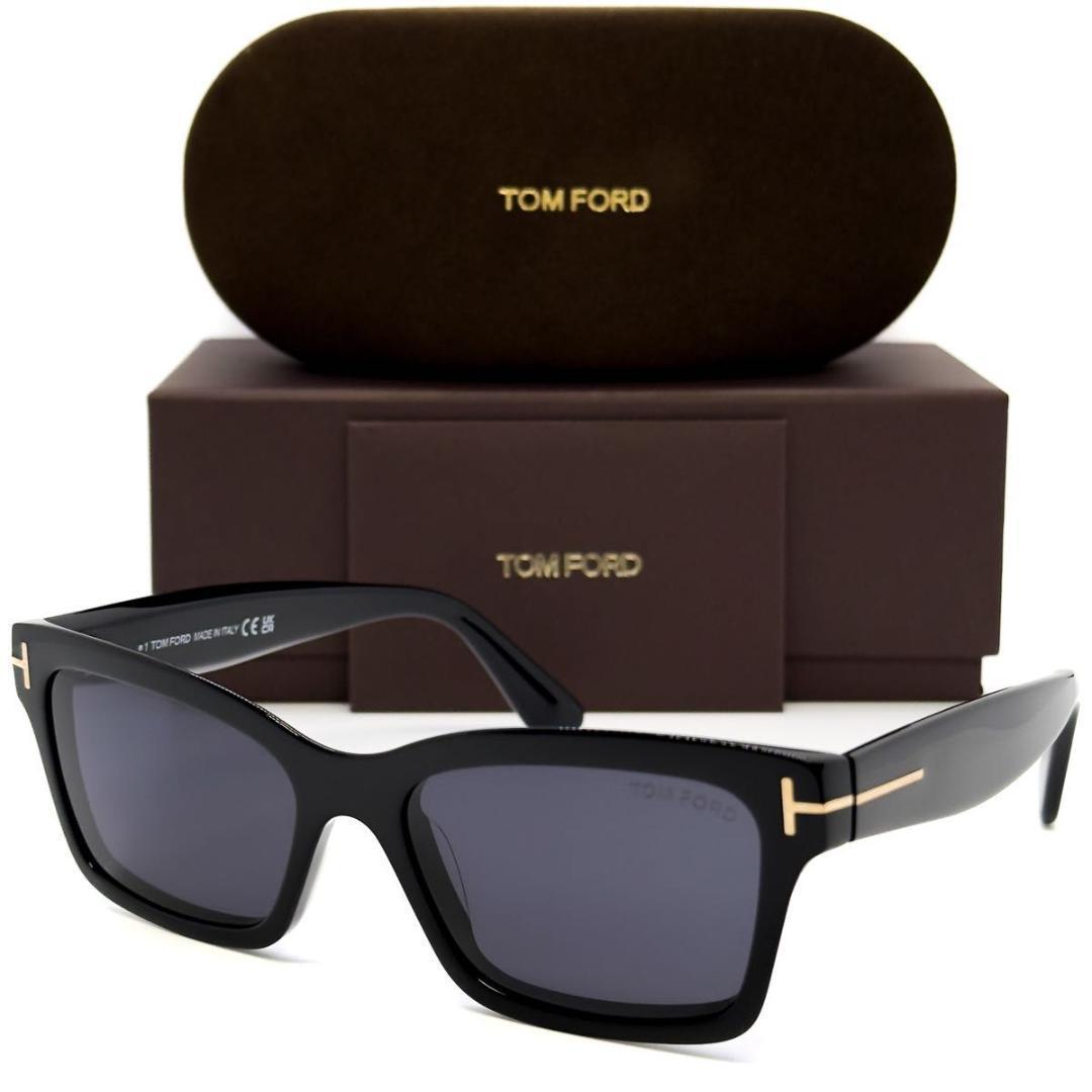 新品 TOM FORD トムフォード サングラス TF1085 ブラック ブルー
