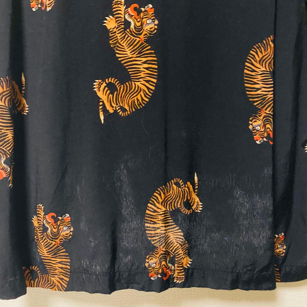 早い者勝ち ワコマリア☆虎総柄オープンカラーシャツ 早い者勝ち ワコマリア☆虎総柄オープンカラーシャツ