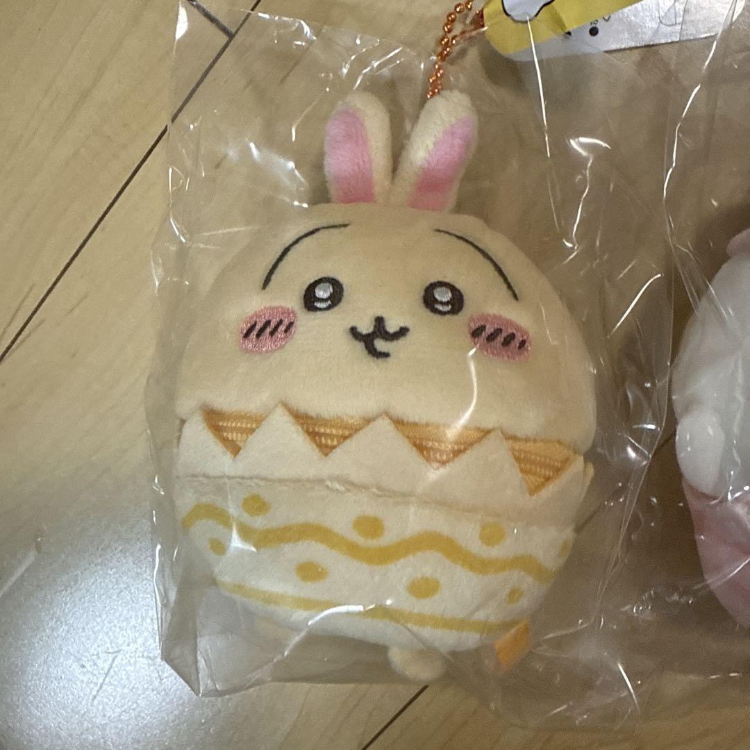 ちいかわ そろそろイースターなマスコット ちいかわ ハチワレ うさぎ 3点セット