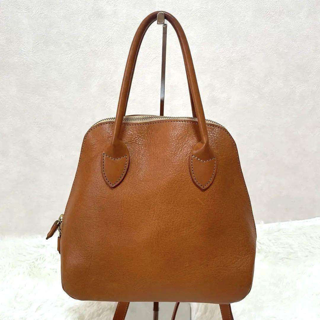 美品◇PORCO ROSSO ポルコロッソ　ラウンドZIPミニトートバッグ ラウンドZIPミニトートバッグ | 革工房のPorco Rosso