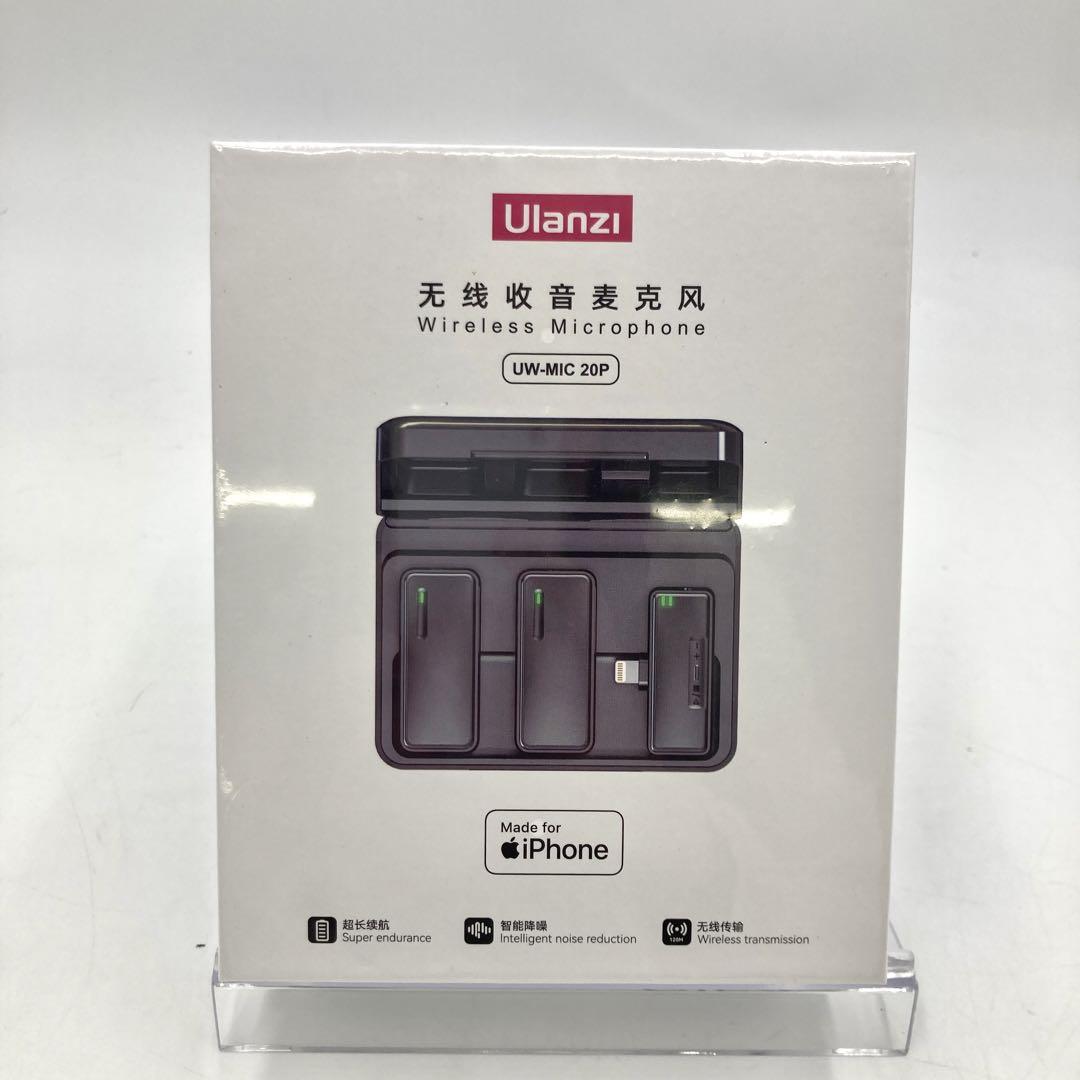 Ulanzi ワイヤレスマイク ピンマイク スマホ外付けマイク iphone