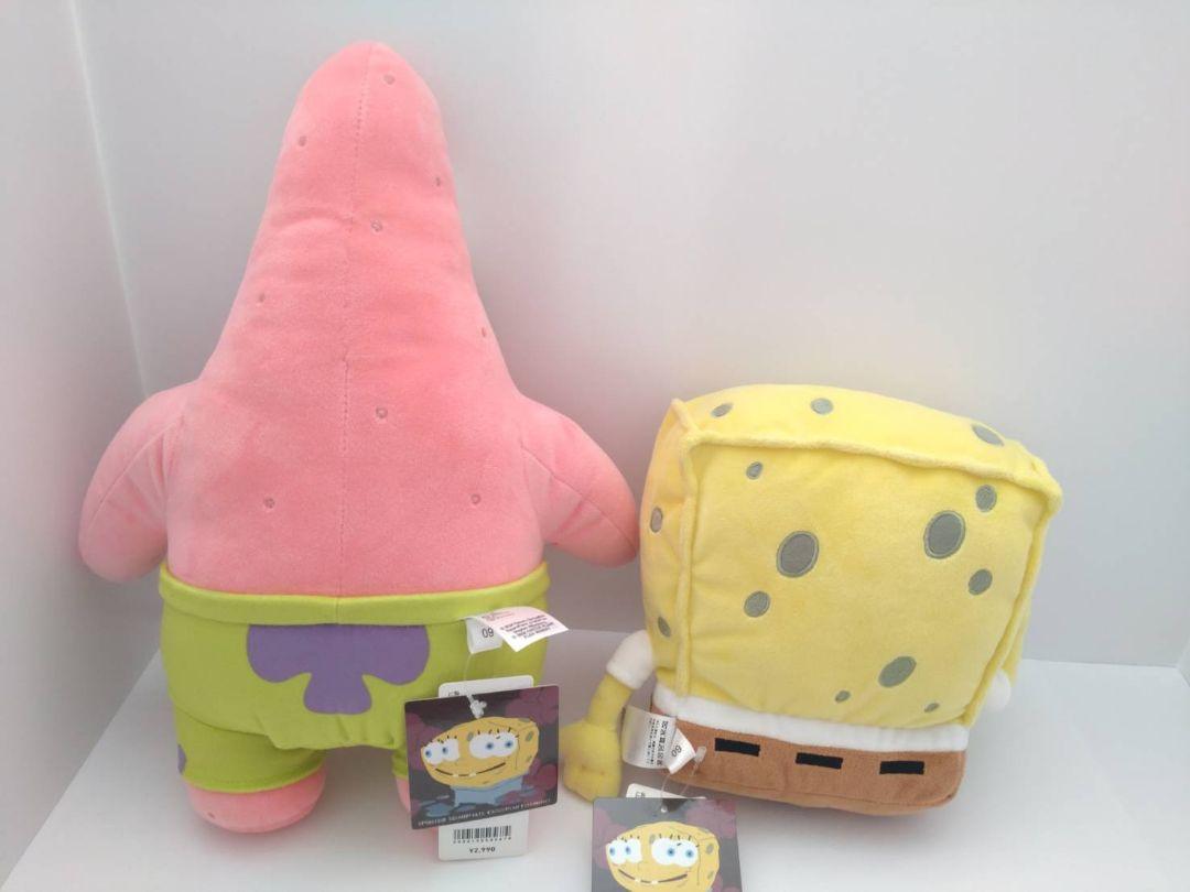 スポンジボブとパトリック ぬいぐるみセット