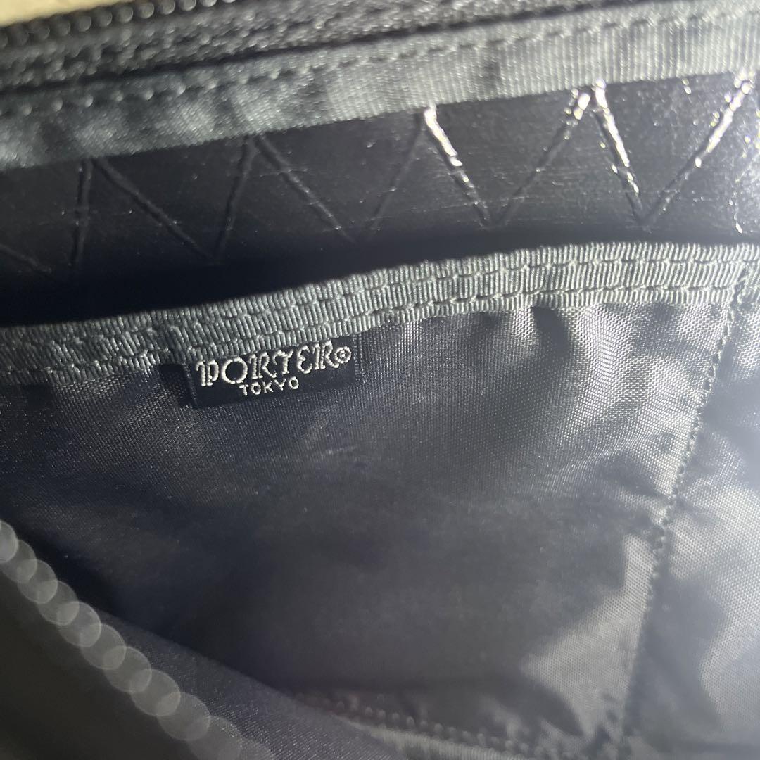 【美品】PORTER HYBRID ポーター ハイブリッド サコッシュ　ブラック