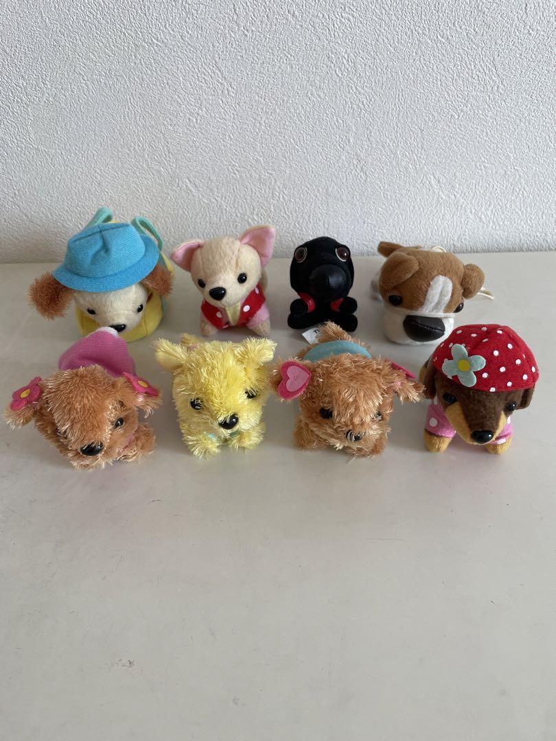 マクドナルド ハッピーセット おもちゃ 犬のぬいぐるみ ８個セット