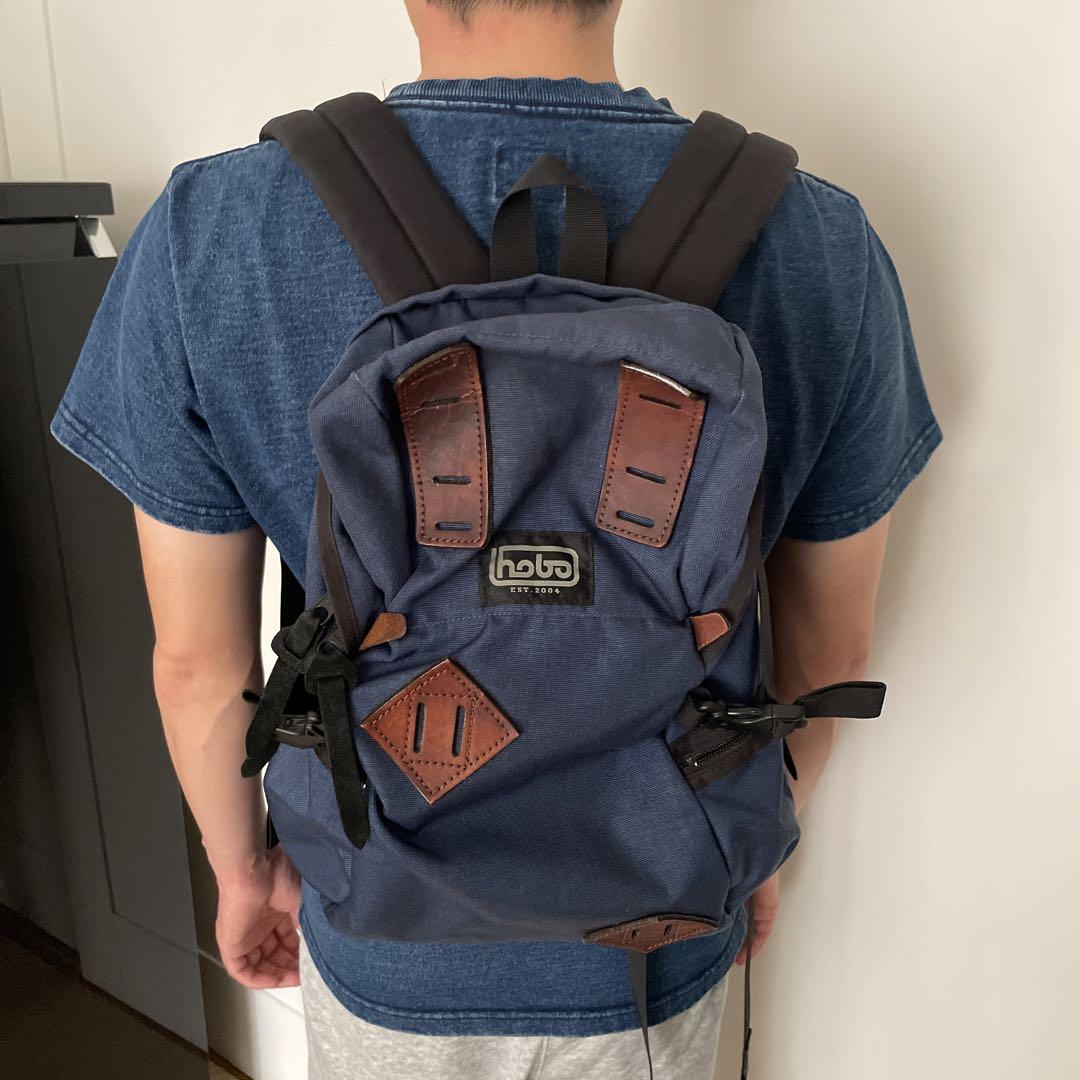 【激安セール】 リュック ホーボー hobo バックパック メルカリ - ネイビー バッグ