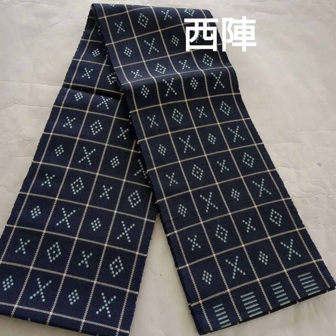 1-90 正絹 西陣 ちぐさ帯 未使用 - メルカリ