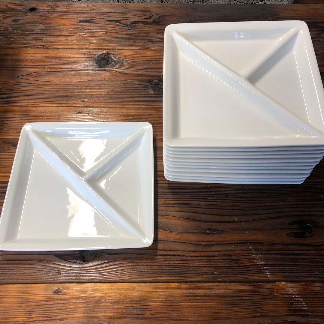 ランチプレート 皿 仕切り 9枚セット 数量指定可目立った傷や汚れなし