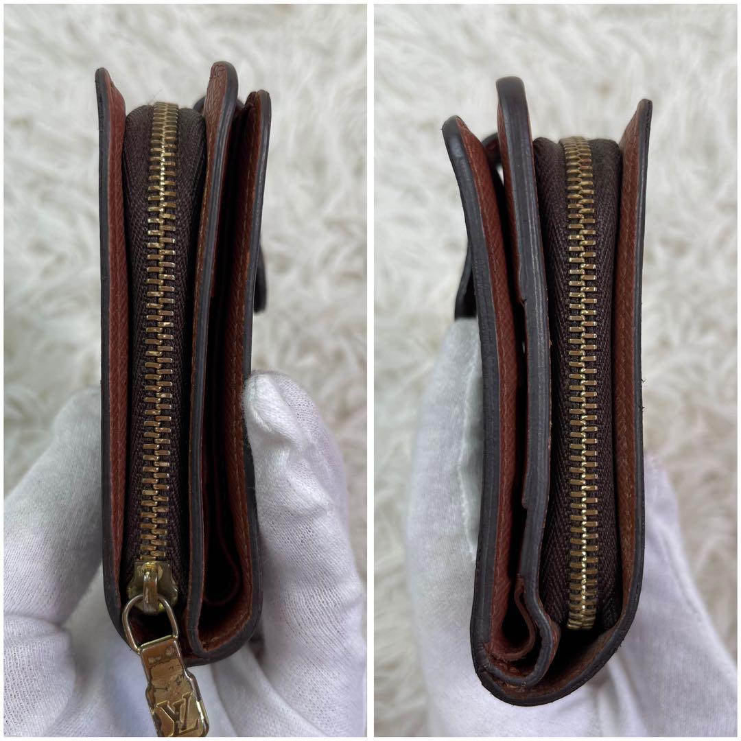 良品✨ヴィトン モノグラム コンパクトジップ 二つ折り 財布 M61667