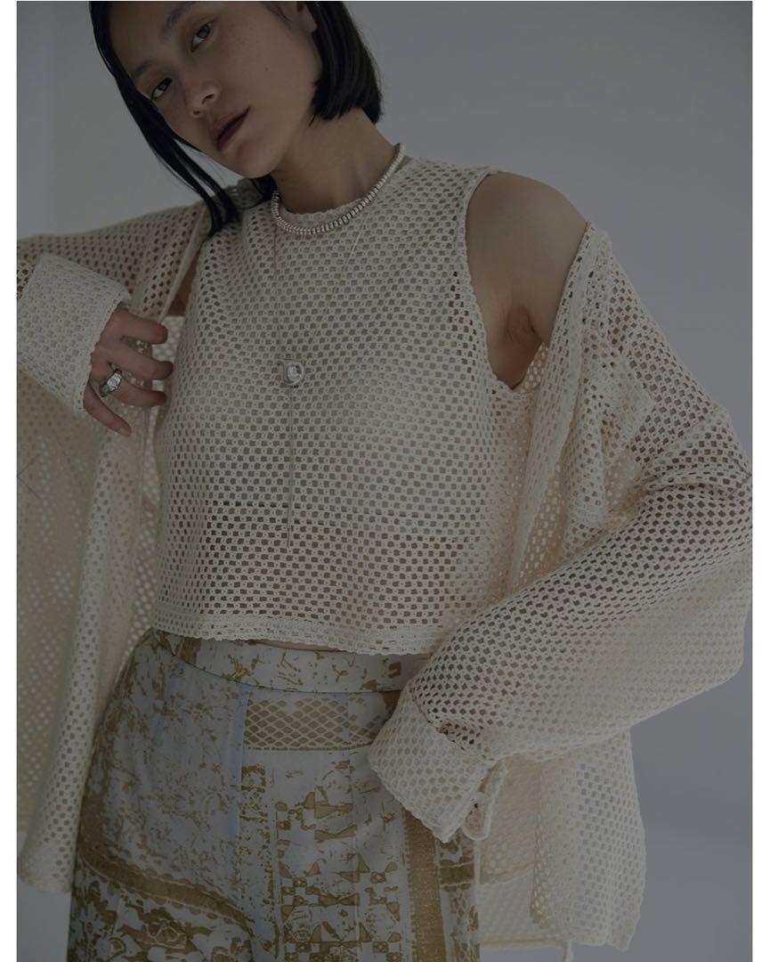 セール】CROCHET INNER SET SHIRT（シャツ/ブラウス）｜Ameri