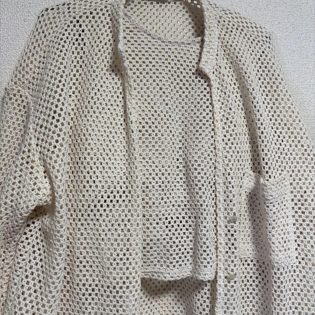 セール】CROCHET INNER SET SHIRT（シャツ/ブラウス）｜Ameri